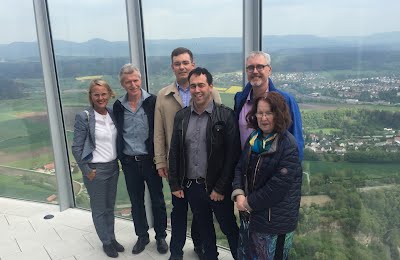 Vorstand auf dem Testturm